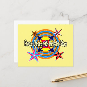Cartes Pour Fêtes Annuelles Toujours danser avec les stars rétro