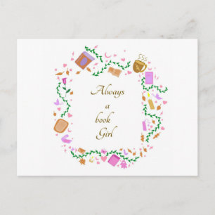Cartes Pour Fêtes Annuelles Toujours une fille du livre