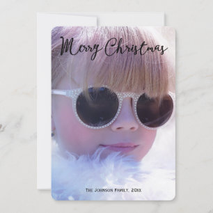 Cartes Pour Fêtes Annuelles Tour de la famille photo Noël