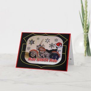 Cartes Pour Fêtes Annuelles Tour de Père Noël de tour