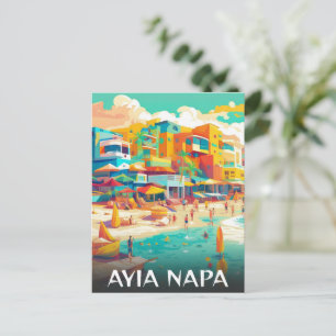 Cartes Pour Fêtes Annuelles touriste d'Ayia Napa station balnéaire de Chypre