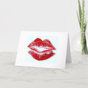 CARTES POUR FÊTES ANNUELLES TOUT CE DONT JE PEUX PENSER, C'EST "T'EMBRASSER"