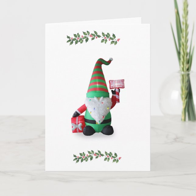 CARTES POUR FÊTES ANNUELLES TOUT CELA "VOUS REND HEUREUX" POUR DES VACANCES (Devant)