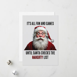 Cartes Pour Fêtes Annuelles Tout est amusant et jeux, Noël au Père Noël