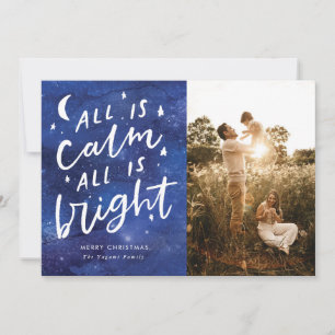 Cartes Pour Fêtes Annuelles Tout est calme Noël