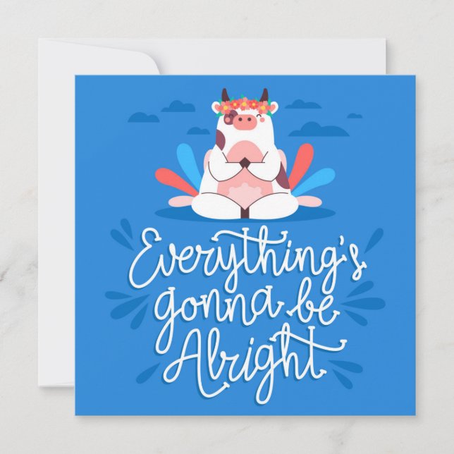 Cartes Pour Fêtes Annuelles Tout Va Bien Se Passer (Devant)