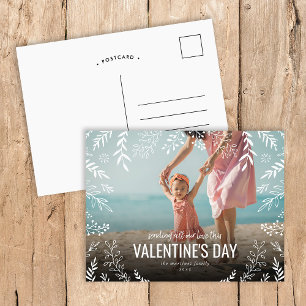Cartes Pour Fêtes Annuelles Toute notre amour Botanique Superposition Photo Va