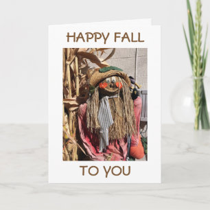 CARTES POUR FÊTES ANNUELLES TOUTE OCCASION AUTOMNE/VACANCES D'AUTOMNE/CARTE D'