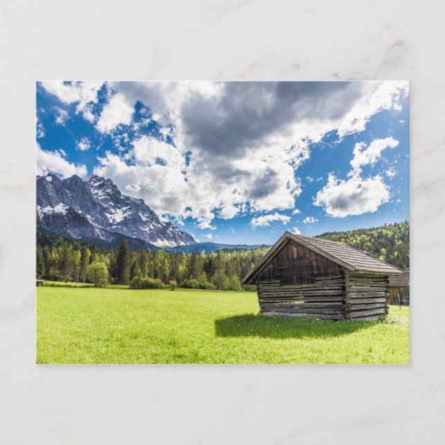Cartes Pour Fêtes Annuelles Train Alm Panorama Garmisch-Partenkirchen Post (Devant)