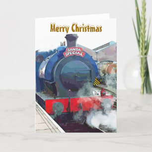 CARTES POUR FÊTES ANNUELLES TRAINS À VAPEUR
