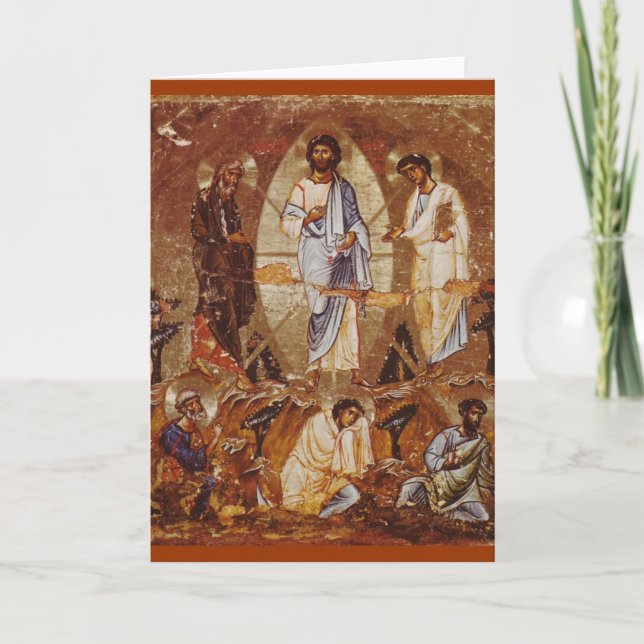 Cartes Pour Fêtes Annuelles Transformation du mont Sinaï (Devant)