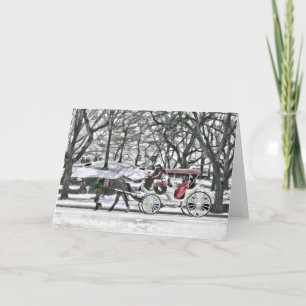 Cartes Pour Fêtes Annuelles Transport à cheval à New York