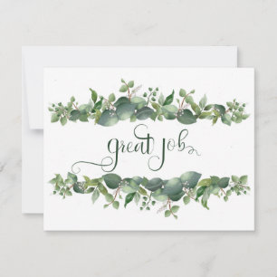 Cartes Pour Fêtes Annuelles Travail excellent Travail dur Fleurs florales