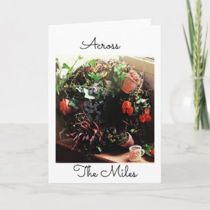 CARTES POUR FÊTES ANNUELLES **TRAVERSER LES MILES** À NOËL