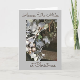 CARTES POUR FÊTES ANNUELLES **TRAVERSER LES MILES** À NOËL