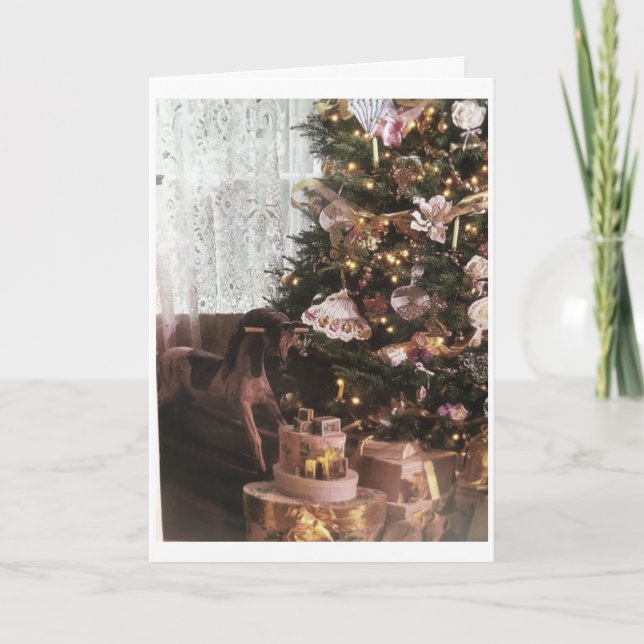 CARTES POUR FÊTES ANNUELLES **TRAVERSER LES MILES** À NOËL (Devant)