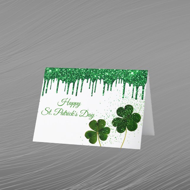 Cartes Pour Fêtes Annuelles Trèfle de Saint-Patrick de la Saint-Patrick (Créateur téléchargé)
