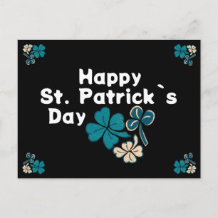 Cartes Pour Fêtes Annuelles Trèfle irlandais Saint-Patrick jour heureux