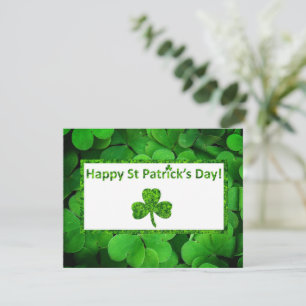 Cartes Pour Fêtes Annuelles Trèfle St Patrick's Day