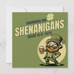 Cartes Pour Fêtes Annuelles Trèfles et Fredaines Fête de la Saint-Patrick