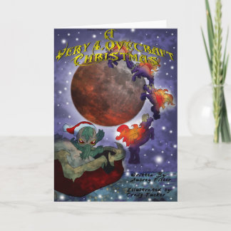 Cartes Pour Fêtes Annuelles Très Noël de Lovecraft