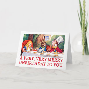 CARTES POUR FÊTES ANNUELLES TRÈS, UNBIRTHDAY TRÈS JOYEUX À VOUS !