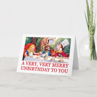 CARTES POUR FÊTES ANNUELLES TRÈS, UNBIRTHDAY TRÈS JOYEUX À VOUS !