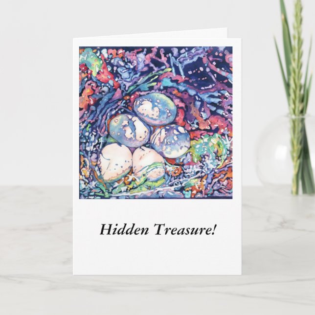 Cartes Pour Fêtes Annuelles Trésor caché ! (Devant)