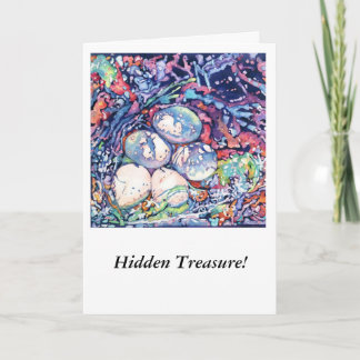 Cartes Pour Fêtes Annuelles Trésor caché !