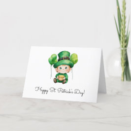 Cartes Pour Fêtes Annuelles Trésor de Leprechaun : la Saint-Patrick