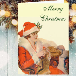 Cartes Pour Fêtes Annuelles Tricot pour Noël