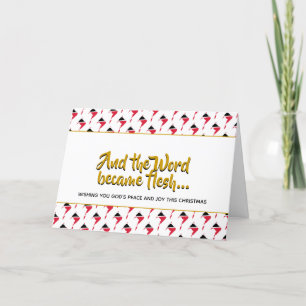 Cartes Pour Fêtes Annuelles TRINIDAD & TOBAGO Le Verbe s'est fait chair NOËL