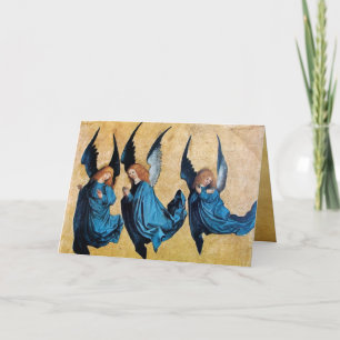 Cartes Pour Fêtes Annuelles TROIS ANGES, Sapphire Bleu