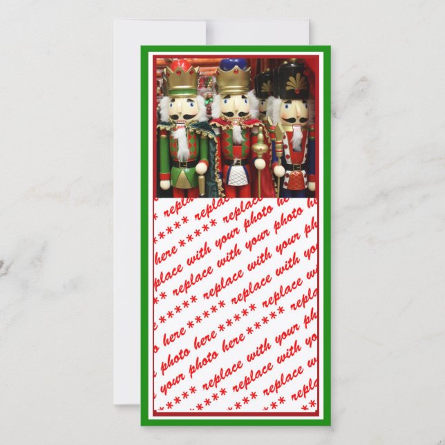 Cartes Pour Fêtes Annuelles Trois Craqueurs Sages - Soldats Casse-Noix (Devant)