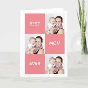 Cartes Pour Fêtes Annuelles Trois photos de la fête des mères