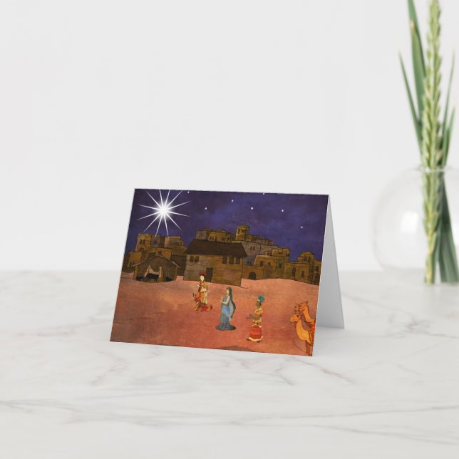 Cartes Pour Fêtes Annuelles Trois Reines Sages (Devant)
