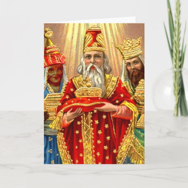 CARTES POUR FÊTES ANNUELLES TROIS ROIS (Devant)