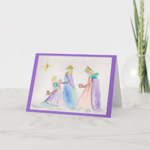 Cartes Pour Fêtes Annuelles Trois rois