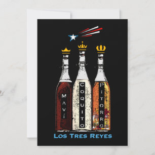 Cartes Pour Fêtes Annuelles Trois Rois Boricuas Portoricains