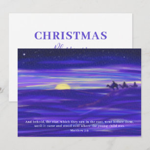 Cartes Pour Fêtes Annuelles Trois sages aquarelle Personnalisé