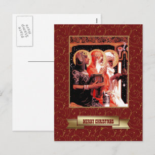 Cartes Pour Fêtes Annuelles Trois Sages Hommes. Noël
