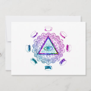 Cartes Pour Fêtes Annuelles Troisième Oeil Voir Tous La Coupe Du Café Oeil