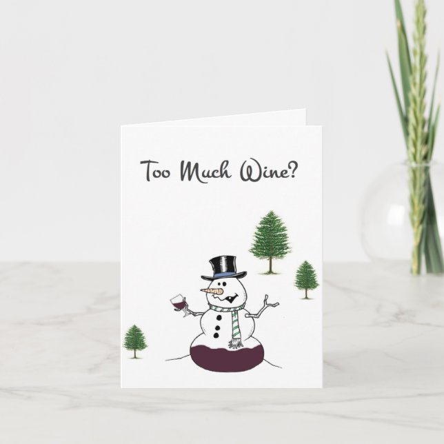 Cartes Pour Fêtes Annuelles Trop (Devant)