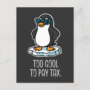 Cartes Pour Fêtes Annuelles Trop Cool pour payer la taxe contre Trump