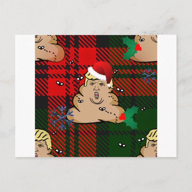 Cartes Pour Fêtes Annuelles trump à la décharge de noël (Devant)