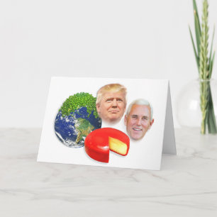Cartes Pour Fêtes Annuelles Trump Christmas, Peas on Earth Gouda Wheel