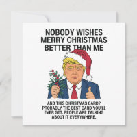 Trump Christmas Personne ne veut Joyeux Noël