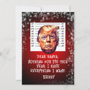 Cartes Pour Fêtes Annuelles Trump et ses rêves arrêtés se réalisent Noël