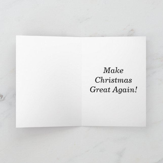 Cartes Pour Fêtes Annuelles Trump pour Noël 2024 (Intérieur)