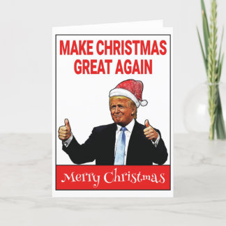 Cartes Pour Fêtes Annuelles Trump rend Noël super à nouveau